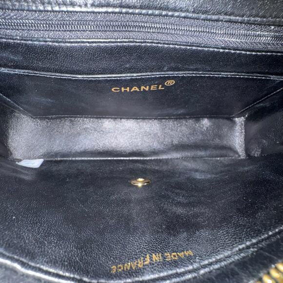 Chanel Vintage Patent Leather Matelasse Chain Backpack main image 15